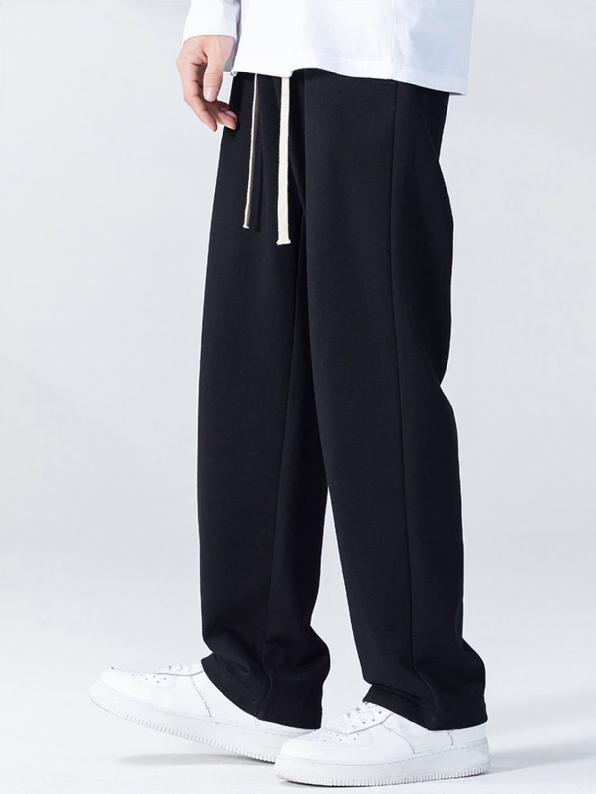 Men Drawstring Waist Jogger